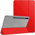 MobaxAksesuar Samsung Galaxy Tab S7 T870 T875 T877 Kılıf Pu Deri Smart Standlı Case - Glx S7/S8 - Kırmızı