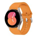 MobaxAksesuar Samsung Galaxy Watch 4 5 6 7 Fe 40 40 44 Classic 42 43 46 47 mm Kordon Silikon Kordon - Gri - iP 15 Pro