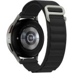 MobaxAksesuar Samsung Galaxy Watch Gear S2 3 41 42 Active 2 40 44 mm Kordon Alpine Loop Kordon 20MM - Siyah - Sam 20mm