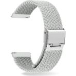 MobaxAksesuar Samsung Galaxy Watch Gear S2 3 41MM 42MM Active 2 40MM 44MM Kordon Metal Klipsli Flexi Örgü - Beyaz - Sam 20mm