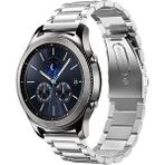 MobaxAksesuar Samsung Galaxy Watch Gear S2 / 3 41mm Kordon Klipsli Metal Kordon 04 - Gümüş - Glx Gear S2