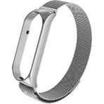 MobaxAksesuar Xiaomi Mi Band 5 Kordon Milano Loop Metal Kordon Gümüş
