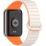 Mobaxaksesuar Xiaomi Mi Band 8 Pro / 9 Pro Kordon Double Color Magnetic Strap 105-BH52 - Mi Bnd 8Pro - Starlight - Turuncu