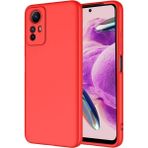 MobaxAksesuar Xiaomi Redmi Note 12S Kılıf Içi Kadife Lansman Kapak - Kırmızı