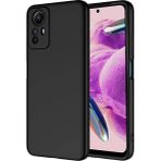 MobaxAksesuar Xiaomi Redmi Note 12S Kılıf Içi Kadife Lansman Kapak - Siyah