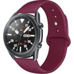 MobaxAksesuar Xiaomi Redmi Watch 5 Active/Lite Kordon Silikon Spor Kordon - Şarap Kırmızısı - Redmi 5 Lite