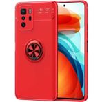 MobaxAksesuar Xiaomii Poco X3 Gt Kılıf Yüzüklü Magnetli Ravel Case Kırmızı