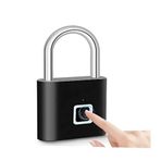 MOBEE Akıllı Parmak İzi Kilit Şarjlı Asma Kilit IP65 Su Geçirmez Anahtarsız Güvenlik Kilidi MKMP-0057