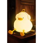 Mobee Çocuk Bebek Odası Kulaklık Figür Gece Lambası LED Işıklı Sevimli Figürlü Dokunmatik Silikon Şarjlı