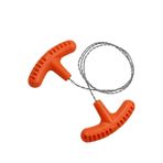 MOBEE Paslanmaz Çelik Tel Testere Kamp Survival Taşınabilir El Testere Outdoor Acil Durum Ekipmanı MKMP-0043