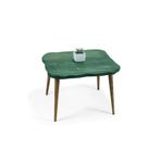 Mobenta Doğal Ağaç Masif Kütük Lata Orta Sehpa 65cm X 65cm Ağaç Ayak