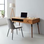 Mobenta Neo Desk: Masif Çalışma Masası 1 Çekmece ve 1 Laptop Bölmesi - 120 cm Tk - 120x60x78 - Renkli