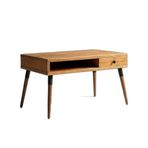 Mobenta Neo Desk: Masif Çalışma Masası 1 Çekmece ve 1 Laptop Bölmesi - 120 cm TK