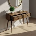 Mobenta Stria Entry: Modern Masif Dresuar 2 Çekmeceli Antre Konsolu - 120x31.5 CV