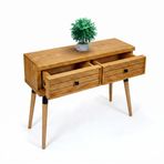 Mobenta Stria Entry: Modern Masif Dresuar 2 Çekmeceli Antre Konsolu - 120x31.5 TK
