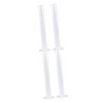 Mobestech 4 Adet Dereceli Ölçüm Silindiri 100ml Ölçüm Silindiri Altıgen Tabanlı Silindir Ölçekli Ölçü Kabı