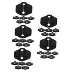 Mobestech 5 Takım Araba Kapı Kilidi Kapağı Araba Aksesuarları Dış Kapı Kilidi Kapağı Kazınmış Anahtarlık Cımbız Yapay Elmaslar Nokta Kalem Rhinestones Fiş Vanası Black Karın Kası 6 Adet * 5