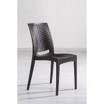 Mobetto 2 Adet Rattan Kahve Sandalye Balkon Bahçe Teras