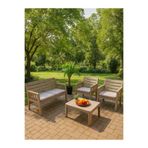 MOBETTO Ada 2+1+1+S Bahçe Takımı / Balkon - Bahçe - Teras Mobilyası