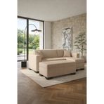 MOBETTO Alberta Puflu Köşe Takım / L Koltuk - Salon & Oturma Odası (Köşe Takımı + Büyük Puf)