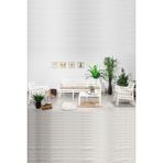Mobetto Lara Beyaz Balkon Bahçe Oturma Grubu Modern Tasarım ve Konforlu Kullanım Özellikleriyle