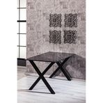 MOBETTO Matrix Maxima Bendir Mermer Desen 85x130 Mutfak Masası