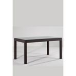MOBETTO Rattan 90x150 Camlı Kahve Masa - Bahçe&balkon&teras