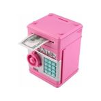 Mobgift Atm Şifreli Kasa Kumbara (Pembe)