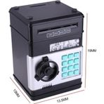 Mobgift ATM Şifreli Kasa Kumbara (Siyah)