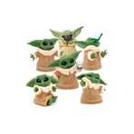 MOBGİFT Baby Yoda Görünümlü 3D Mini Figür Biblo Seti 6 ' lı