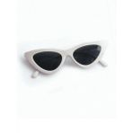 Mobgift Cat Eye Retro Güneş Gözlüğü (Beyaz)