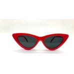 Mobgift Cat Eye Retro Güneş Gözlüğü (Kırmızı)