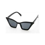 Mobgift Cat Eye Vintage Retro Dörtgen Güneş Gözlüğü (Siyah)