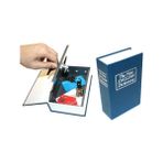Mobgift Kitap Görünümlü Anahtarlı Gizli Kasa Kumbara (Lacivert)