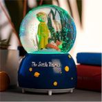 Mobgift Le Petit Prince/küçük Prens Büyük Boy Püskürtmeli Işıklı Müzikli Motorlu Kar Küresi (Lacivert)