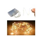 MOBGİFT Led Işıklı Peri Tel (tel Led) 3 Metre Günışığı - Mandal Hediyeli