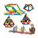 Mobgift Manyetik Mıknatıslı Zeka Geliştirici Eğitici LEGO 185 Parça