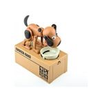 Mobgift Para Yiyen Köpek Kumbara Kahverengi Siyah