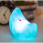 Mobgift Silikon Ay Gece Lambası Led Işıklı Hediyelik - Mavi