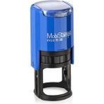 Mobi Stamps Yuvarlak Kaşe Printer Otomatik 30 mm Kırmızı-Mavi-Siyah R30 - Renkli