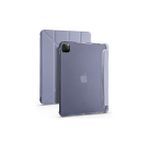 Mobify Apple iPad Pro 12.9 2021 (5.nesil) Tri Folding Kalem Bölmeli Standlı Kılıf - Mor