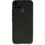 Mobify Realme C25Y Kılıf Ince ve Esnek Yapılı Air Softy Premium Silikon Kapak - Siyah