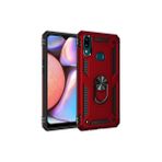 Mobify Samsung Galaxy A10S Kılıf Tam Koruma Çift Katmanlı Ibiza Sert Silikon Kapak - Kırmızı