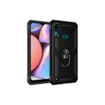 Mobify Samsung Galaxy A10S Kılıf Tam Koruma Çift Katmanlı Ibiza Sert Silikon Kapak - Siyah