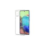 Mobify Samsung Galaxy A71 Kılıf Kamera Korumalı Şeffaf Onyx Tpu Süper Silikon Kapak - Renksiz