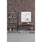 Mobigoom Çalışma Masası Kitaplık Özel Set - Y: 73 cm D: 60 cm G: 120 cm - Kahverengi