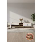 Mobihobi Luna Tv Ünitesi: 2 Raflı, Çekmeceli, Dolaplı (220X44x51)