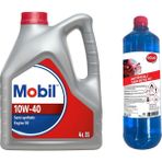 Mobil 1 0W-40 4 lt Motor Yağı + Gojo 1 lt Antifirizli Cam Suyu