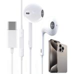 Mobil Go Iphone 15-Iphone 16-Iphone 15 Pro-Iphone 16 Pro-Pro Max Uyumlu Kulaklık Type-C Uyumlu Tüm Modeller - Beyaz
