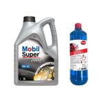 Mobil Super 2000 Xe 5W-30 Motor Yağı 5 L + Gojo Antifrizli Cam Suyu 1 L